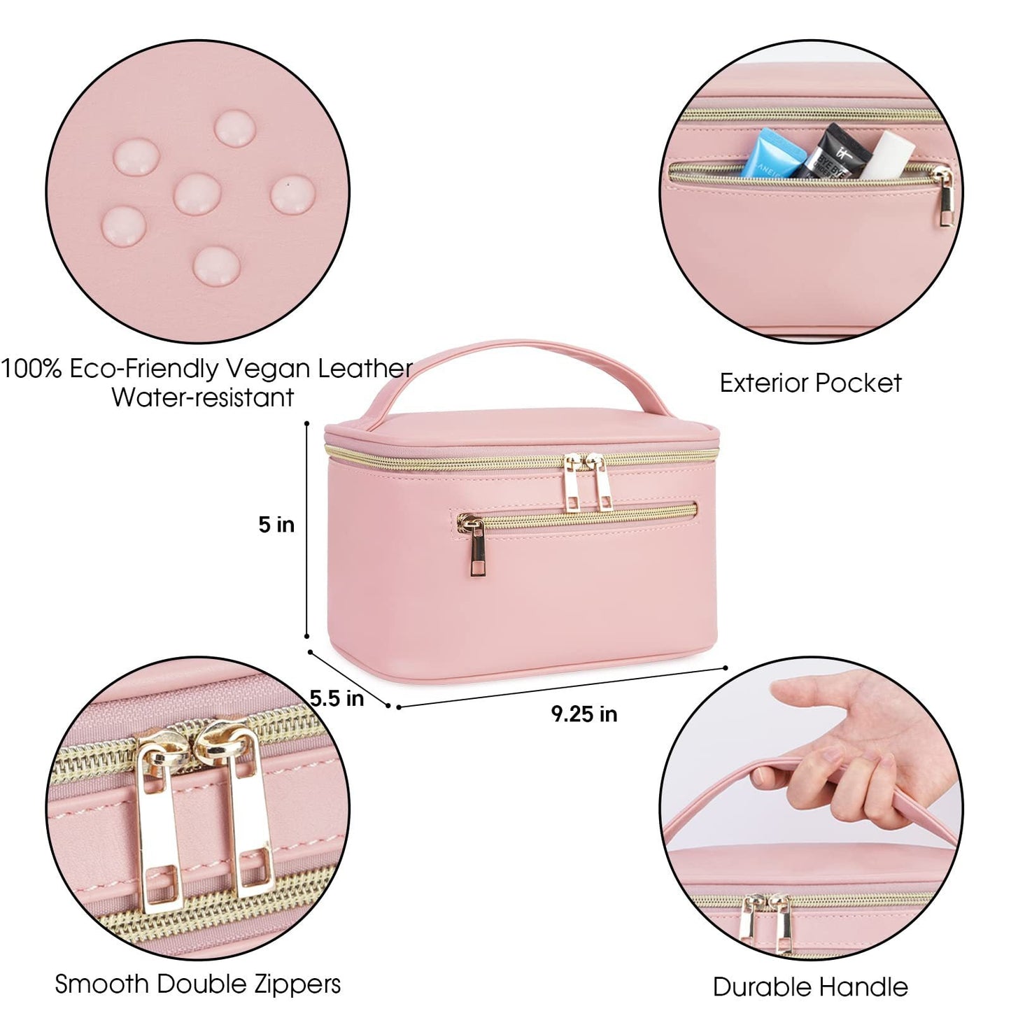 Large capacity waterproof toiletry bag, storage bag travel toiletries set cosmetic bag, makeup bag with compartments, travel makeup bag,Makeup bag organizers,