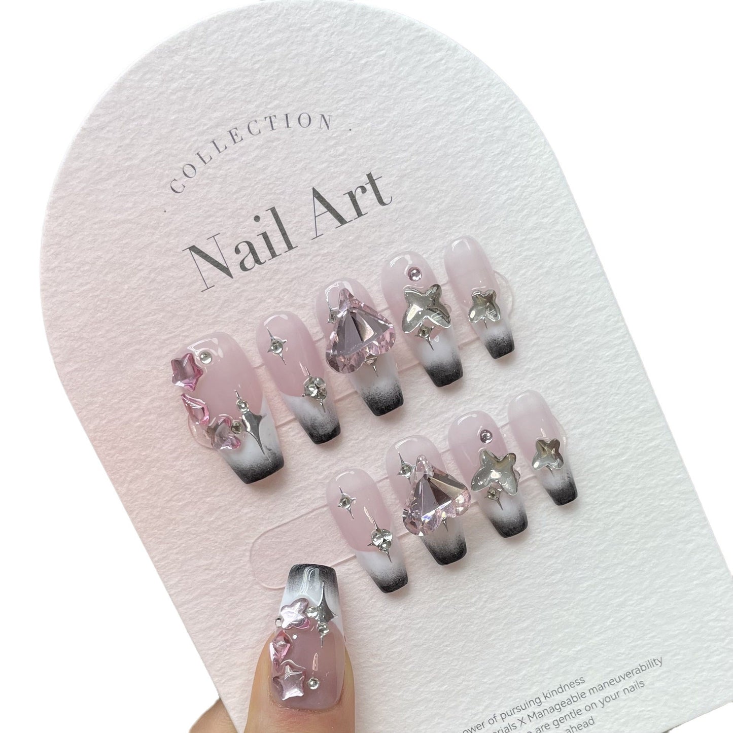 0938- Handmade press on nails fake nails removable