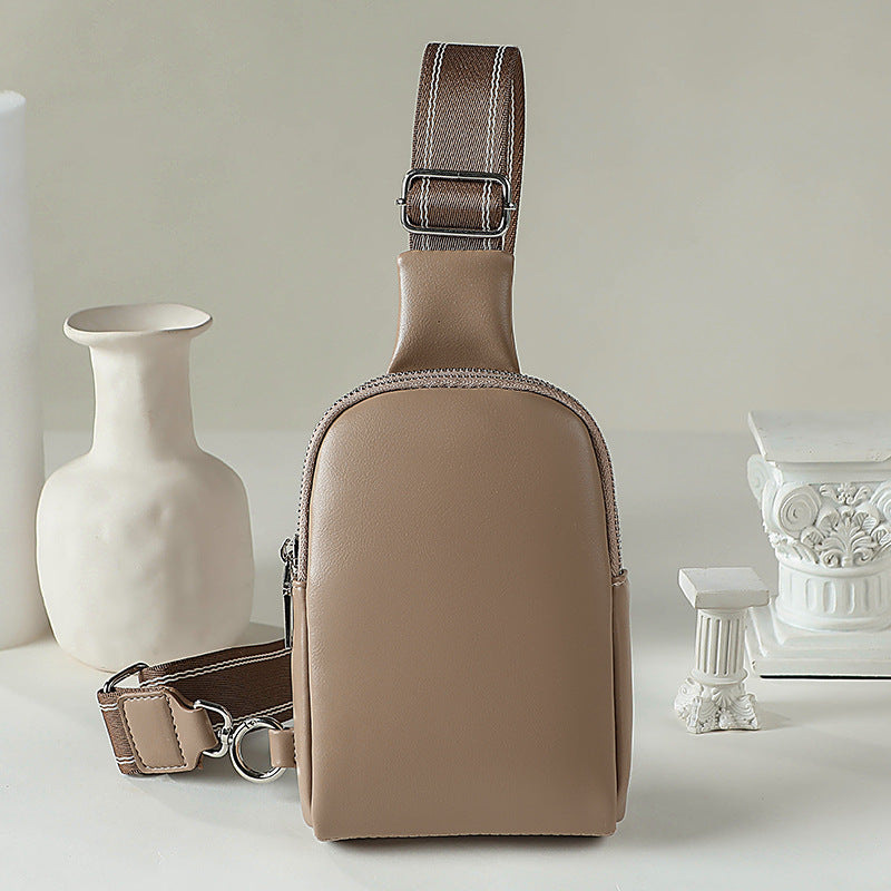 Unisex Small Chest Bag – Stylish Soft PU Crossbody Chest Purse & Fanny Pack for Everyday Use