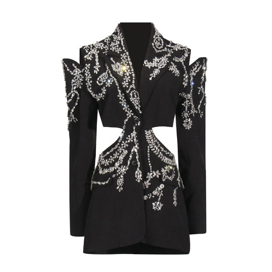 Formal Wear Summer Heavy Industry Beads High-Grade Blazer for Women