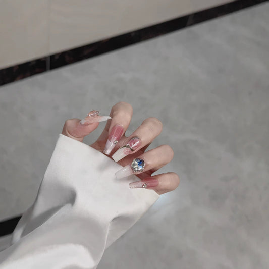 0962- Handmade press on nails fake nails removable