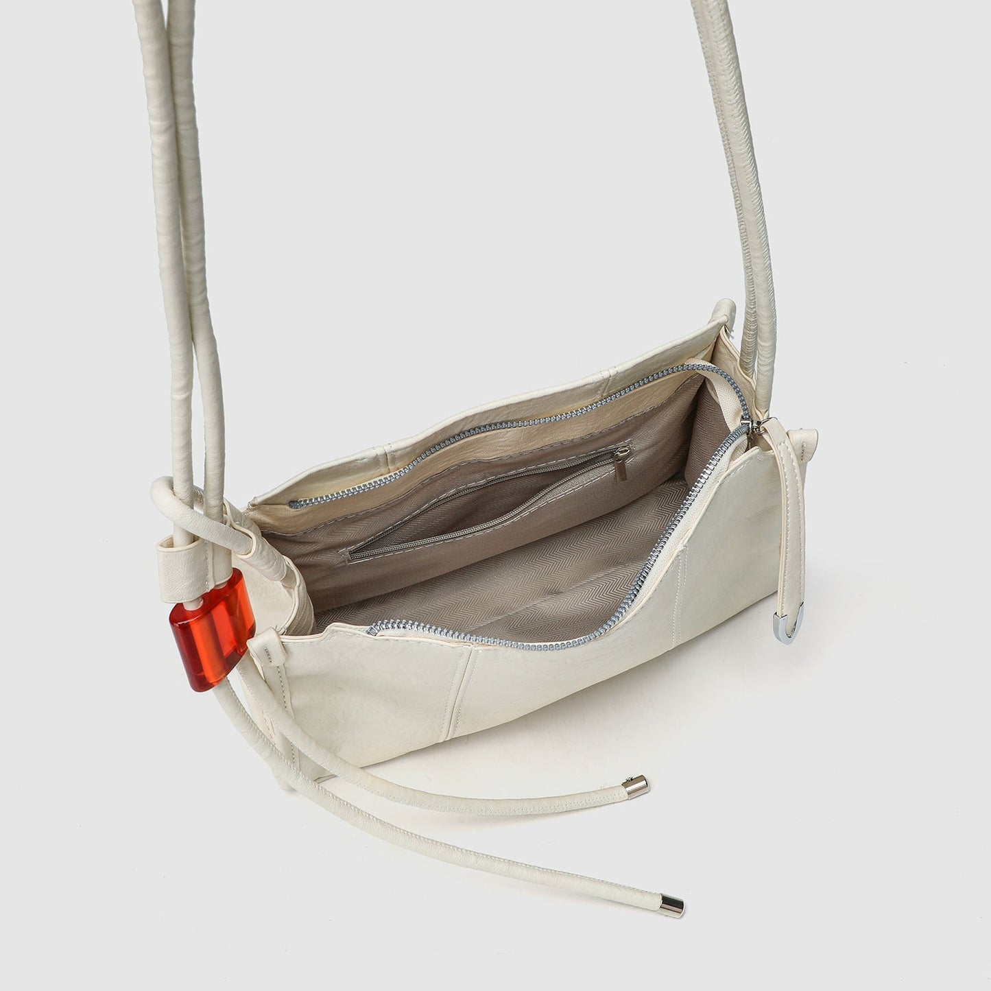 Stylish and minimalist design commuter hobo bag ladies, bag large capacity pleated underarm shoulder bag, chic elegant shoulder purse