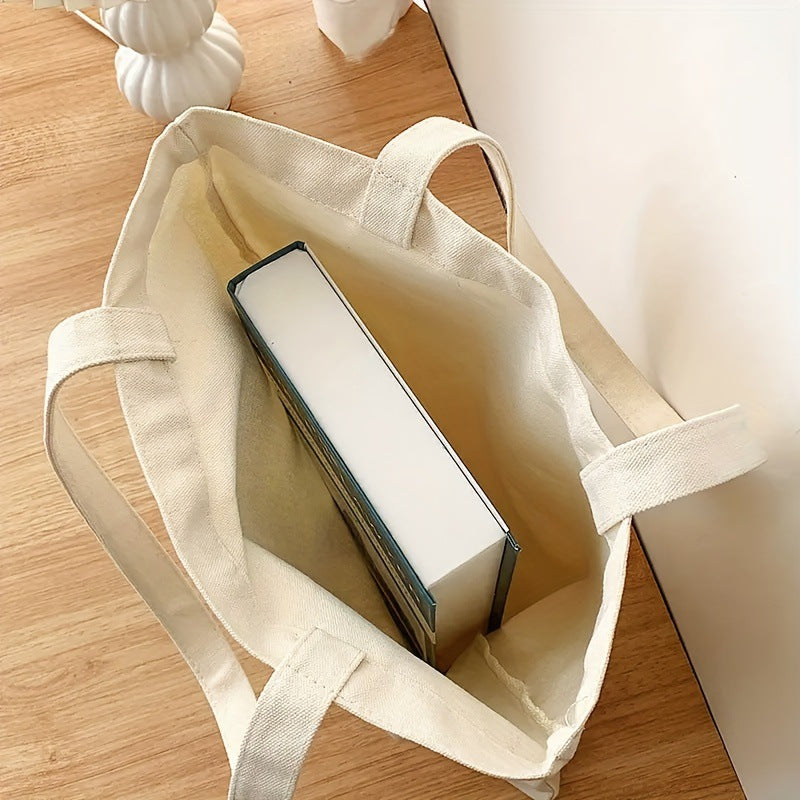 Canvas printed shoulder bag, fashionable and lightweight shopping bag, large-capacity cotton bag 2pcs hobo.
