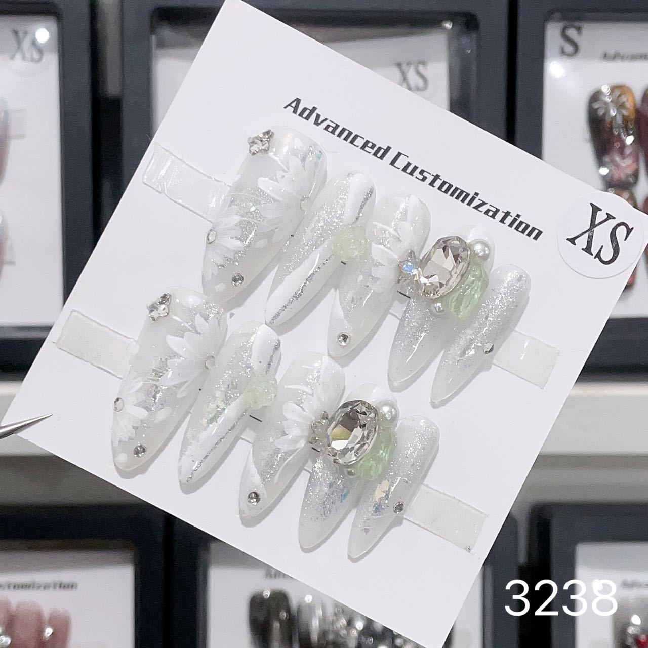 0962- Handmade press on nails fake nails removable