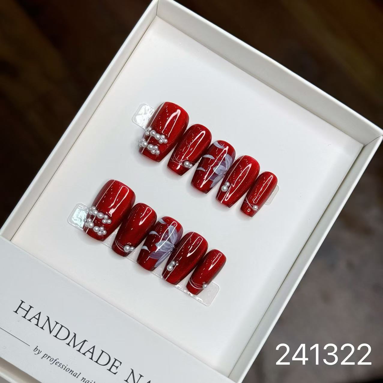 1028- Handmade press on nails fake nails removable