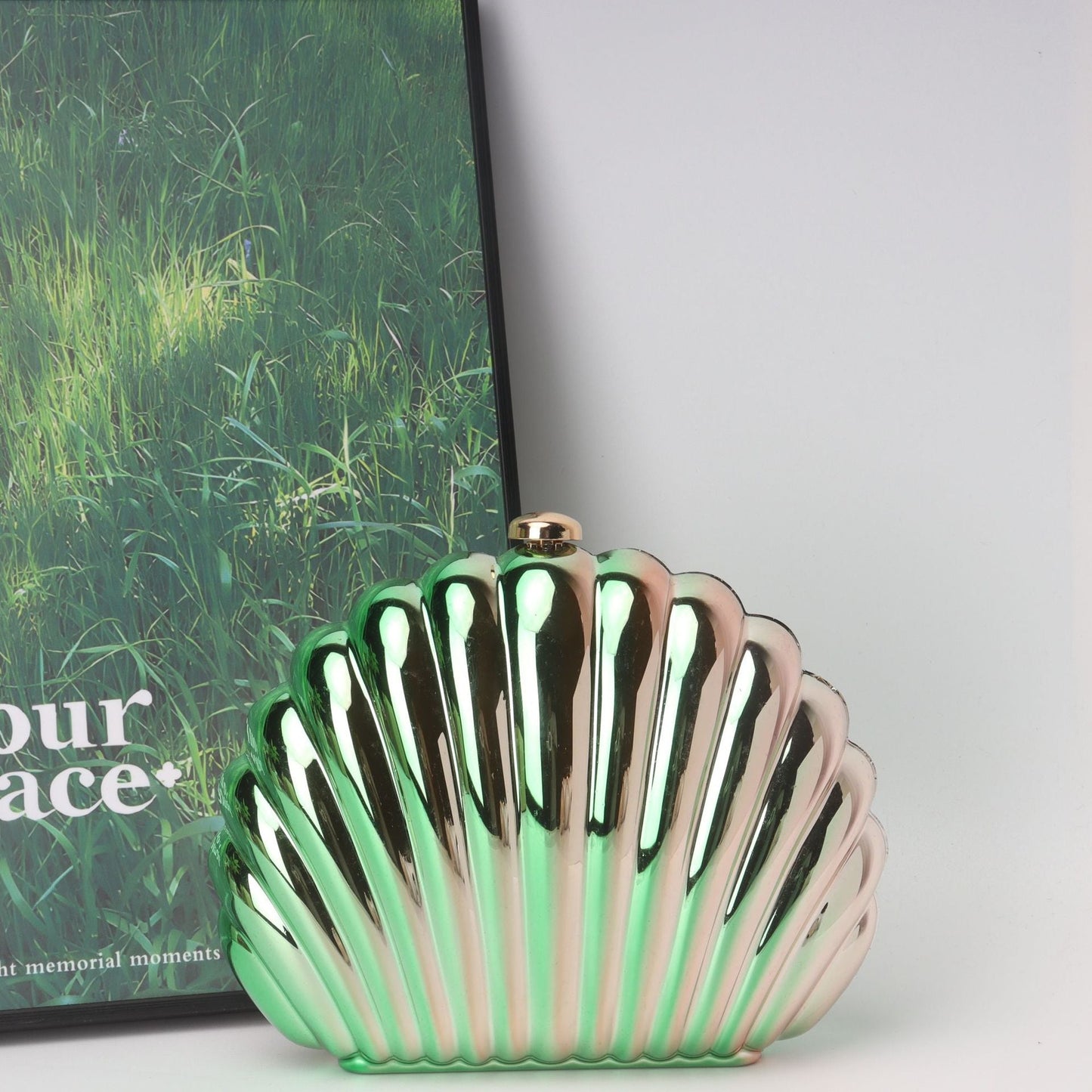 Shell Box Bag, Clutch Purse, Dinner Purse evening Clutch Purse Party, Prom Bag, Party Purse,