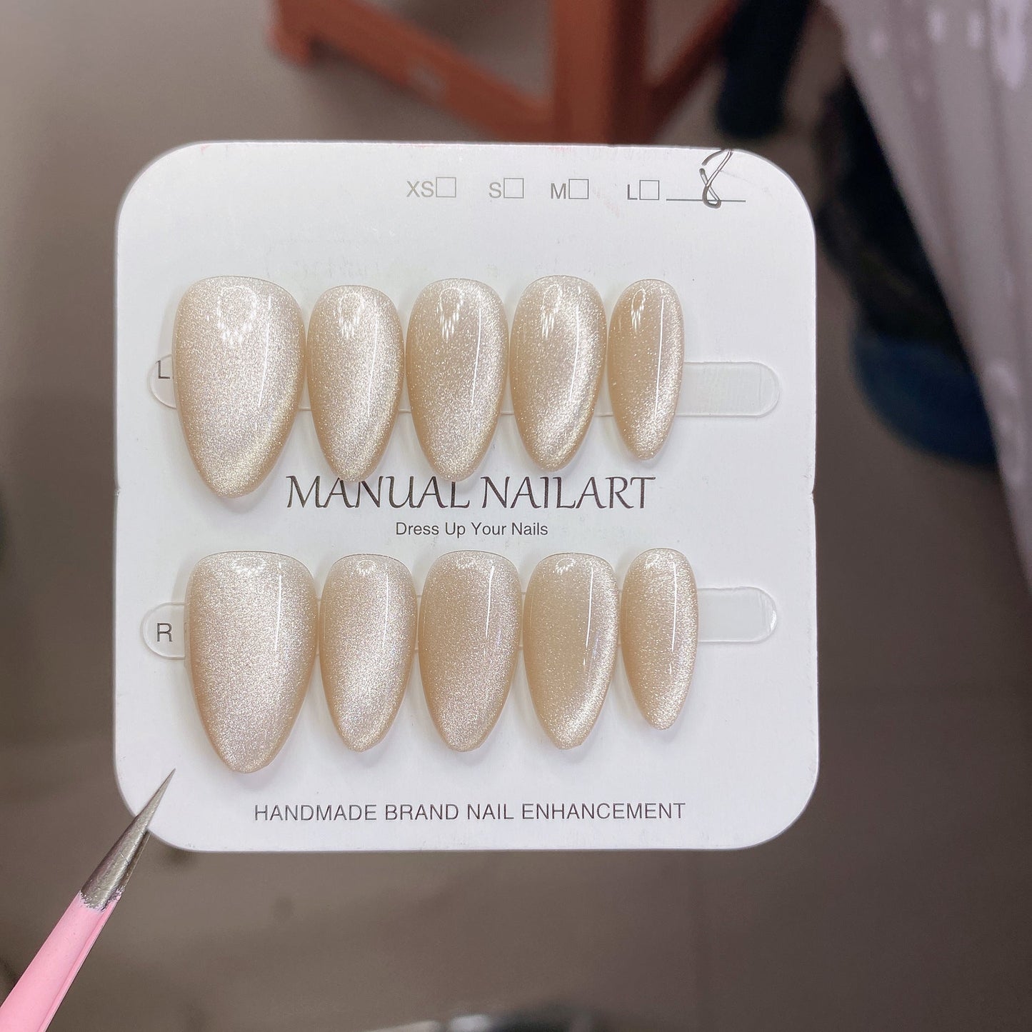 1026- Handmade press on nails fake nails removable