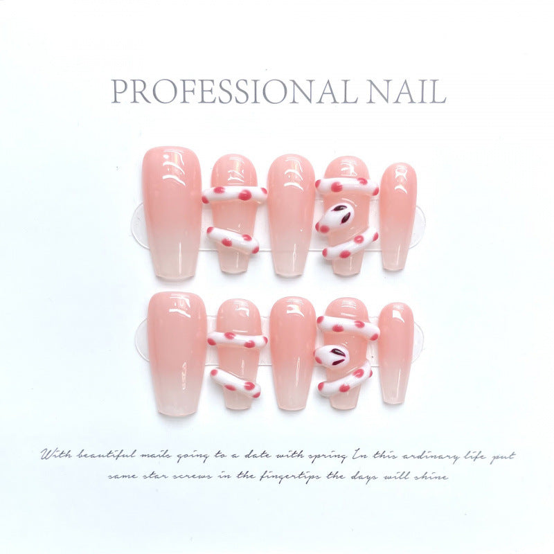 1023- Handmade press on nails fake nails removable
