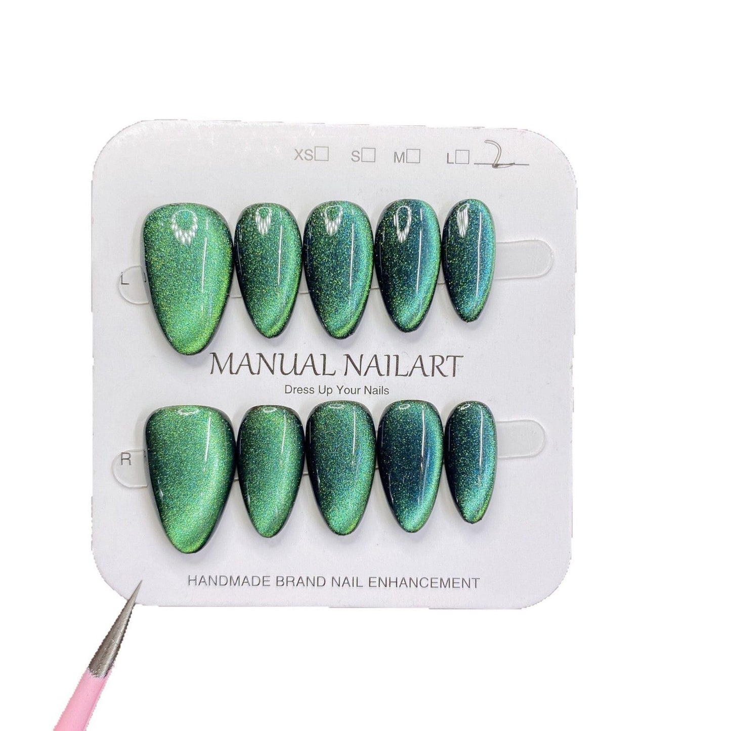 1027- Handmade press on nails fake nails removable