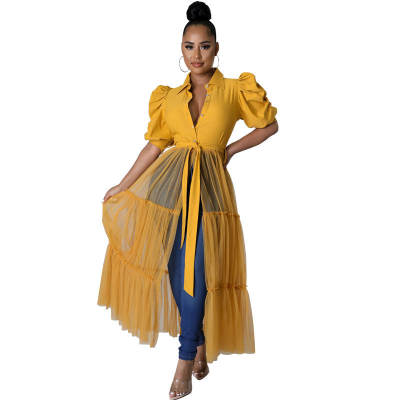 Women Wear Shirt Short Sleeve Shirt Niche Slightly Casual Summer