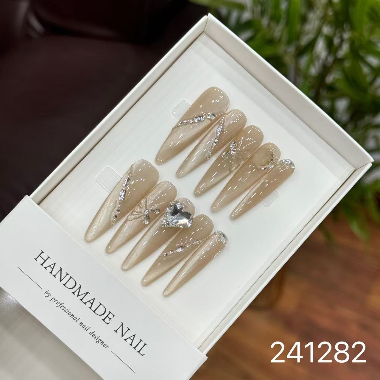 1030- Handmade press on nails fake nails removable