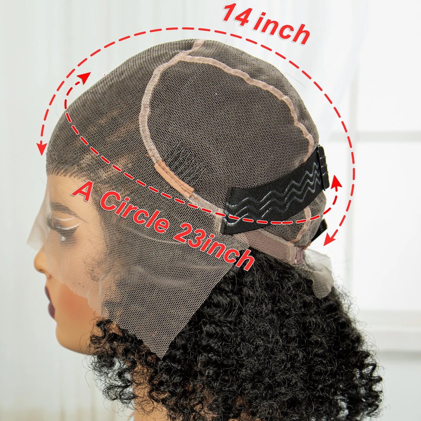 Afro Kinky Curly Cornrow Braids Wig | Full Lace | Baby Hair | Natural Look