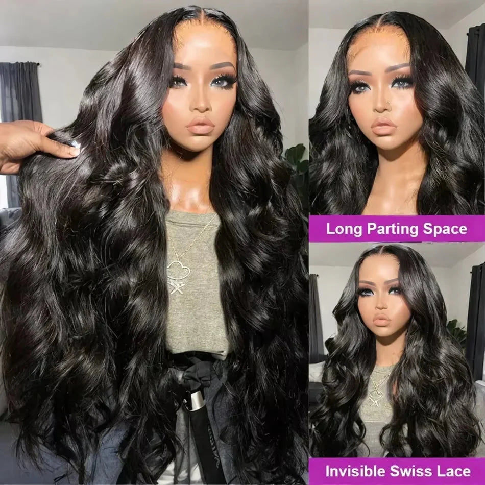12A Brazilian Hair 36/40 Inch Body Wave 13x4 HD Lace Frontal Wig | Glueless | 100% Raw Human Hair | Ready to Wear