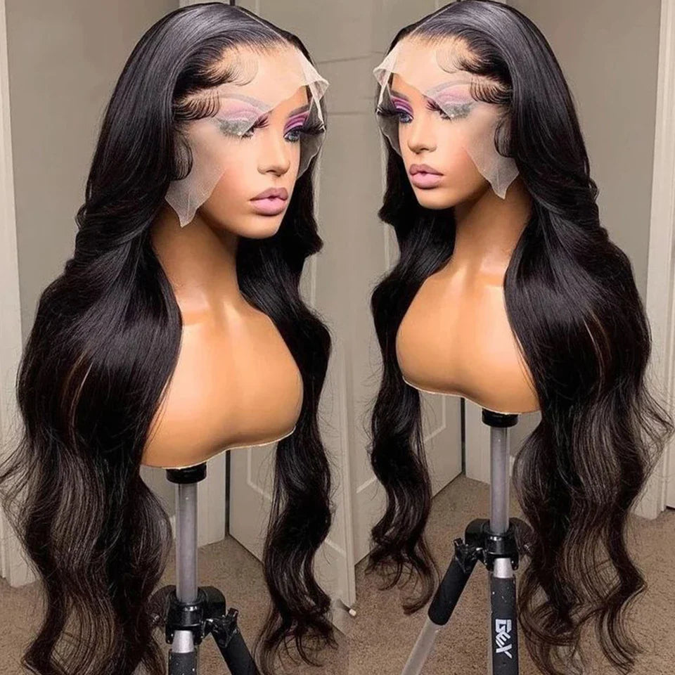 Indian Body Wave Transparent Wear-to-Go T-Part Lace Wig | Human Hair Lace Front (On Sale Clearance)