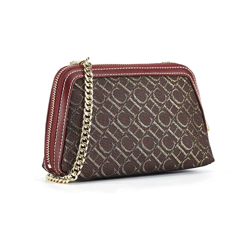 Shoulder Bag Fashion Retro Messenger Bag | Designer Light Luxury Crossbody Bag & Chain Suede Leather Bag (Chain Shoulder Bag)