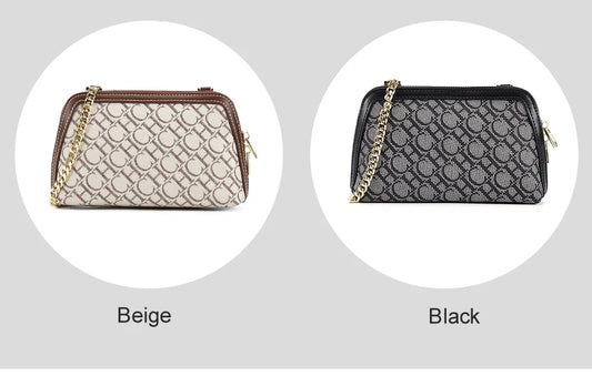 Shoulder Bag Fashion Retro Messenger Bag | Designer Light Luxury Crossbody Bag & Chain Suede Leather Bag (Chain Shoulder Bag)