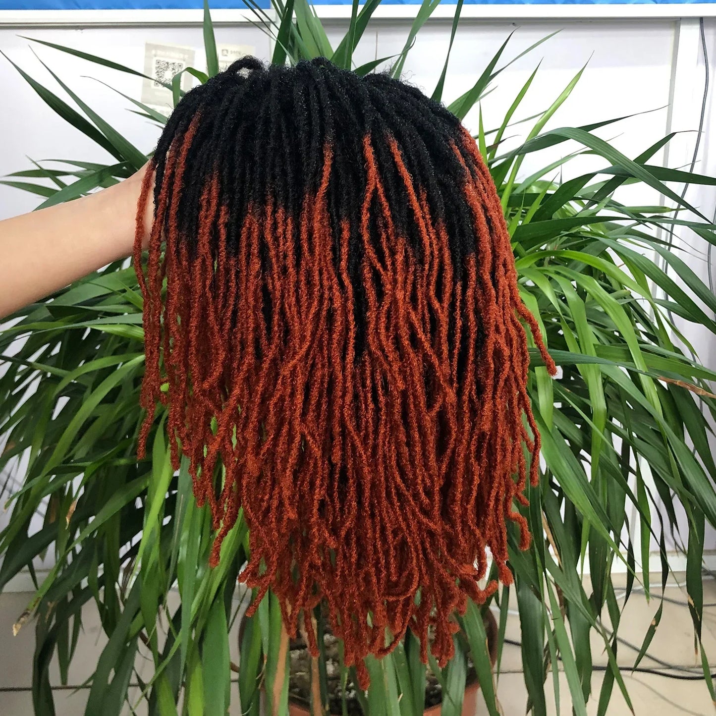 10" Braided Bob Wig | Afro Dreadlock Wig | Curly Ends | Synthetic Crochet Wig | Cosplay