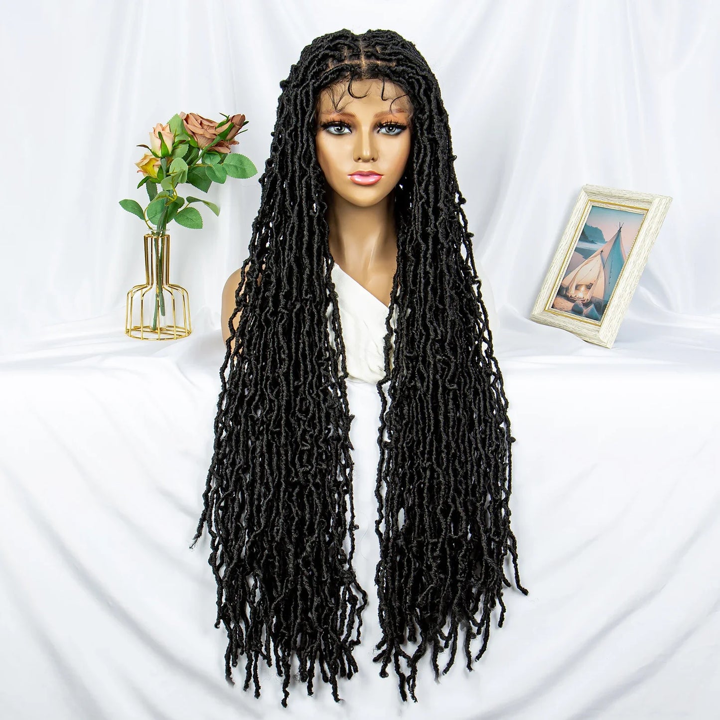 Faux Locs & Dreadlocks Braided Wig | Full Lace Front | Baby Hair | African Inspired