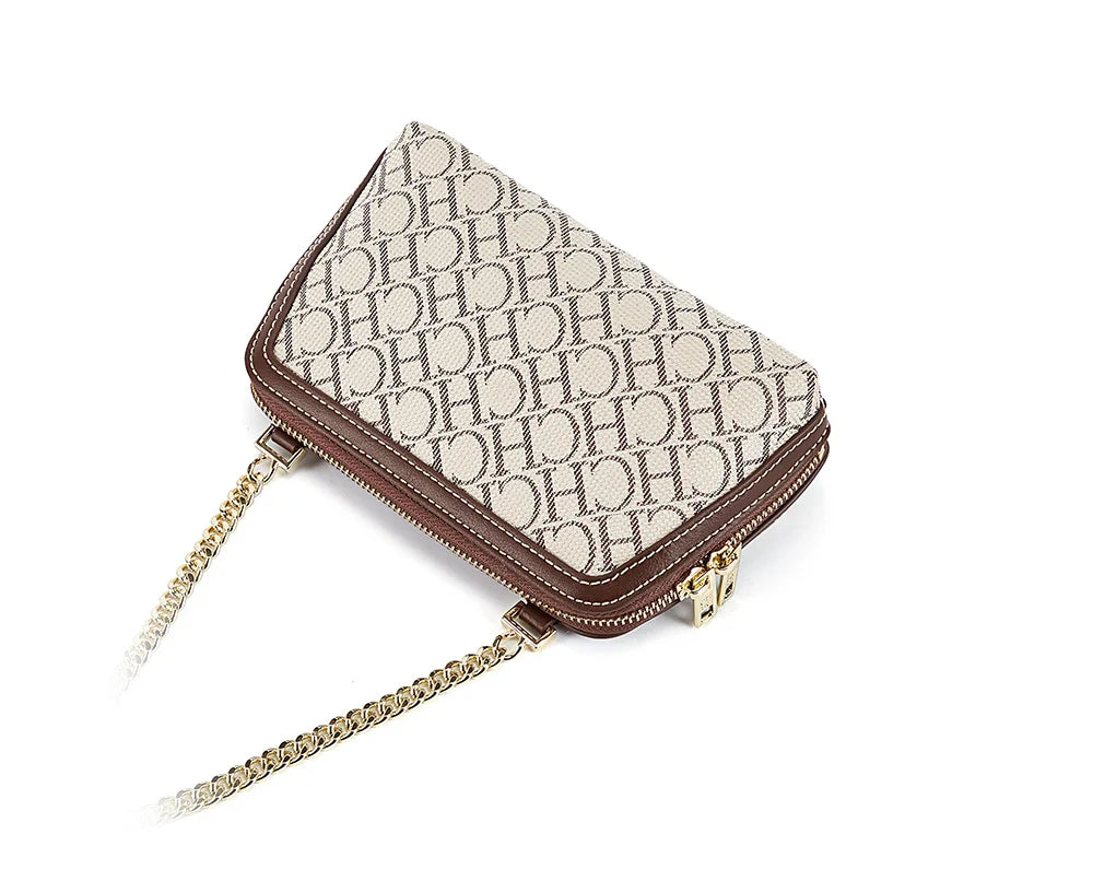 Shoulder Bag Fashion Retro Messenger Bag | Designer Light Luxury Crossbody Bag & Chain Suede Leather Bag (Chain Shoulder Bag)