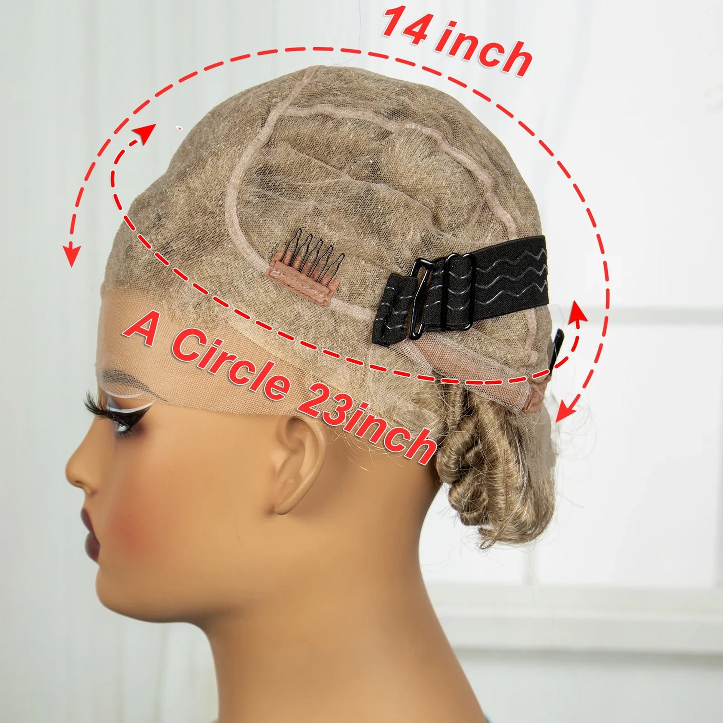 Burgundy Full Lace Synthetic Braided Wig | Knotless Box Braids & Bantu Knots | Lace Front Wig with Baby Hair for Black Women