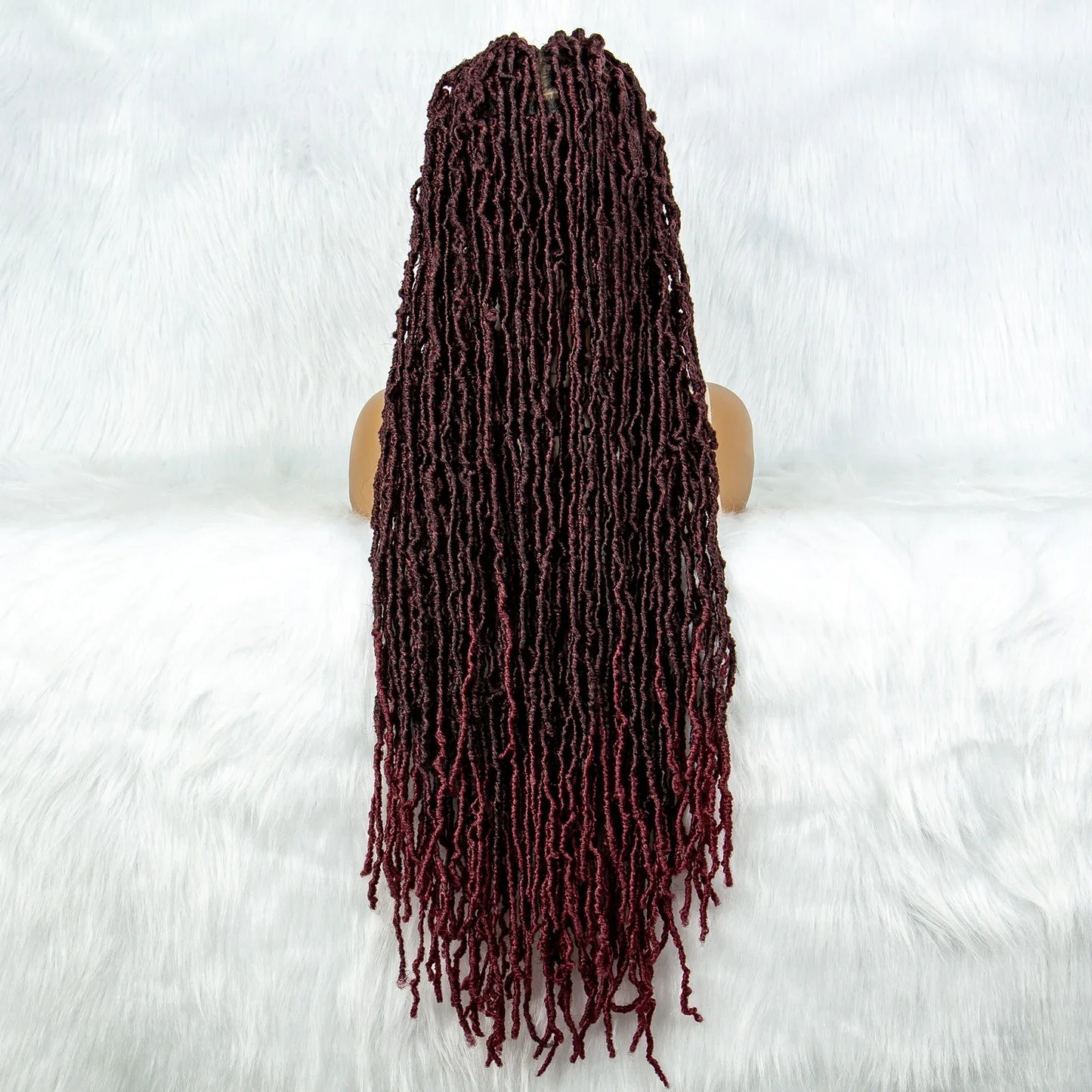 KIMA 36" Colorful Dreadlocks Braids Wig | Full Lace Front & Baby Hair