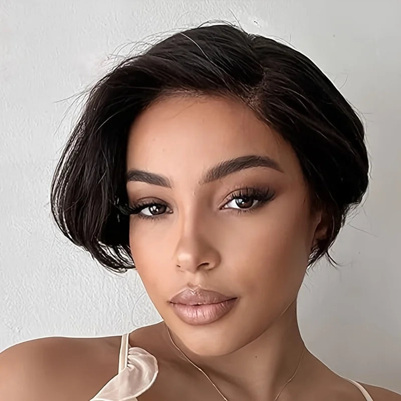 Pixie Cut Human Hair Lace Front Wig | 4x4 HD Closure | Pre-Plucked