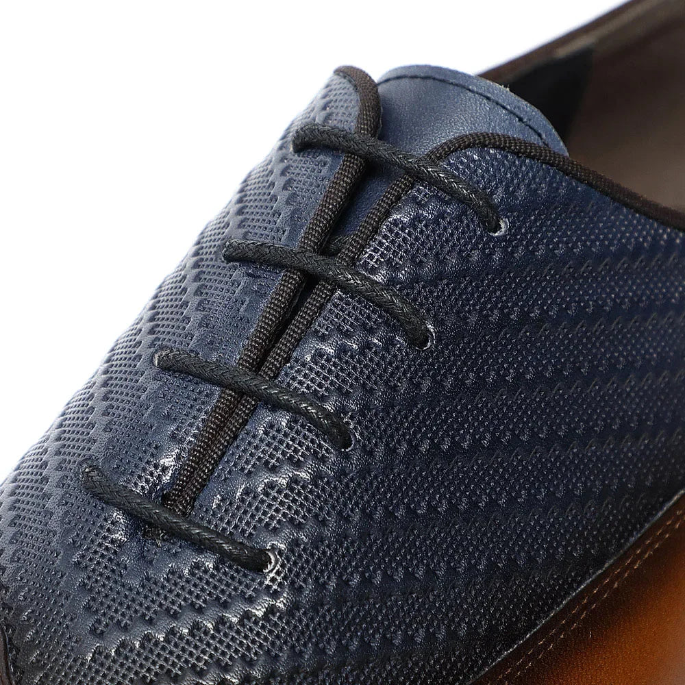 Classic Men's Oxford Casual Sneakers | Genuine Leather Italian Design Lace-Up Dress Shoes (Anti-Slip Sole)