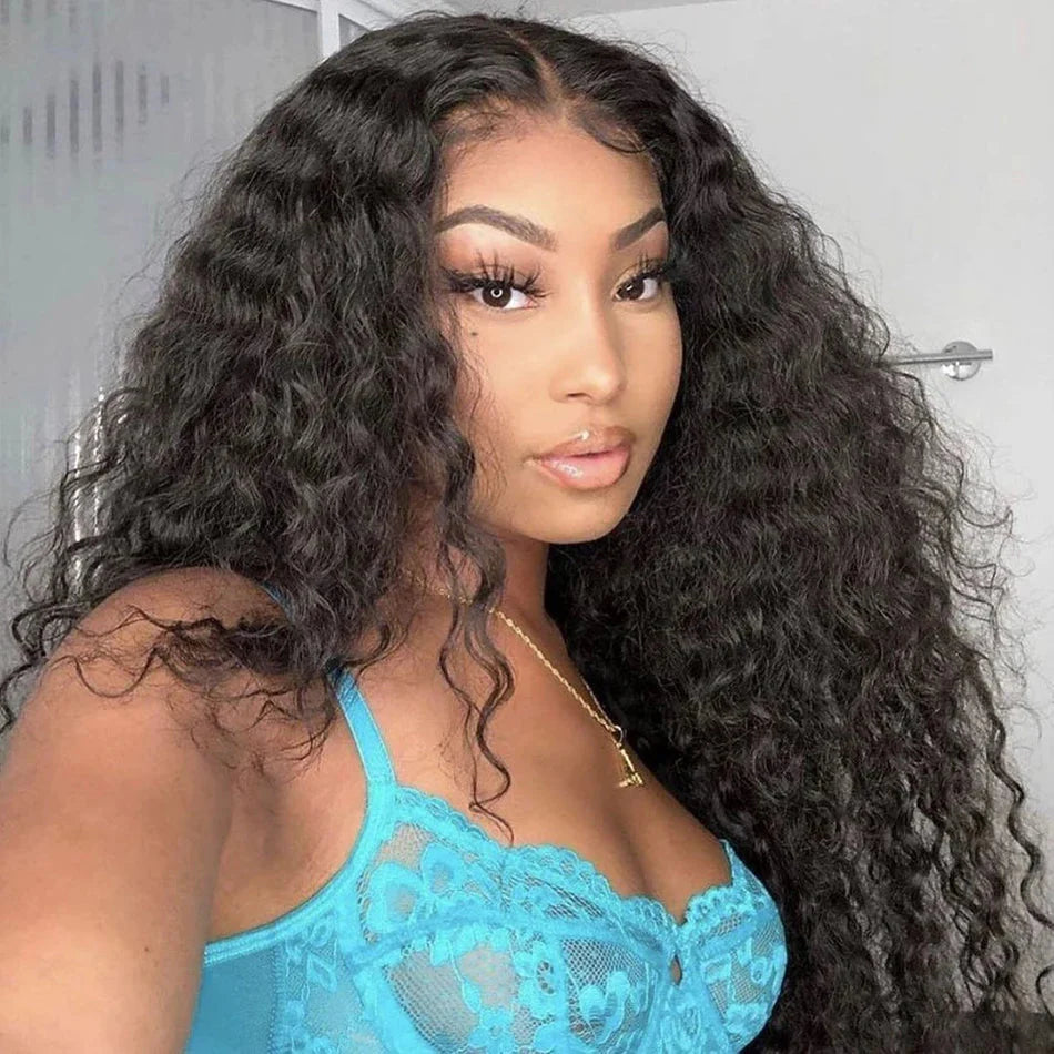 Glueless | Human Hair | Ready To Wear | Bleached Knots | Pre Cut | HD Transparent Lace | Jerry Curly | Peruvian Hair | Remy HairWigs