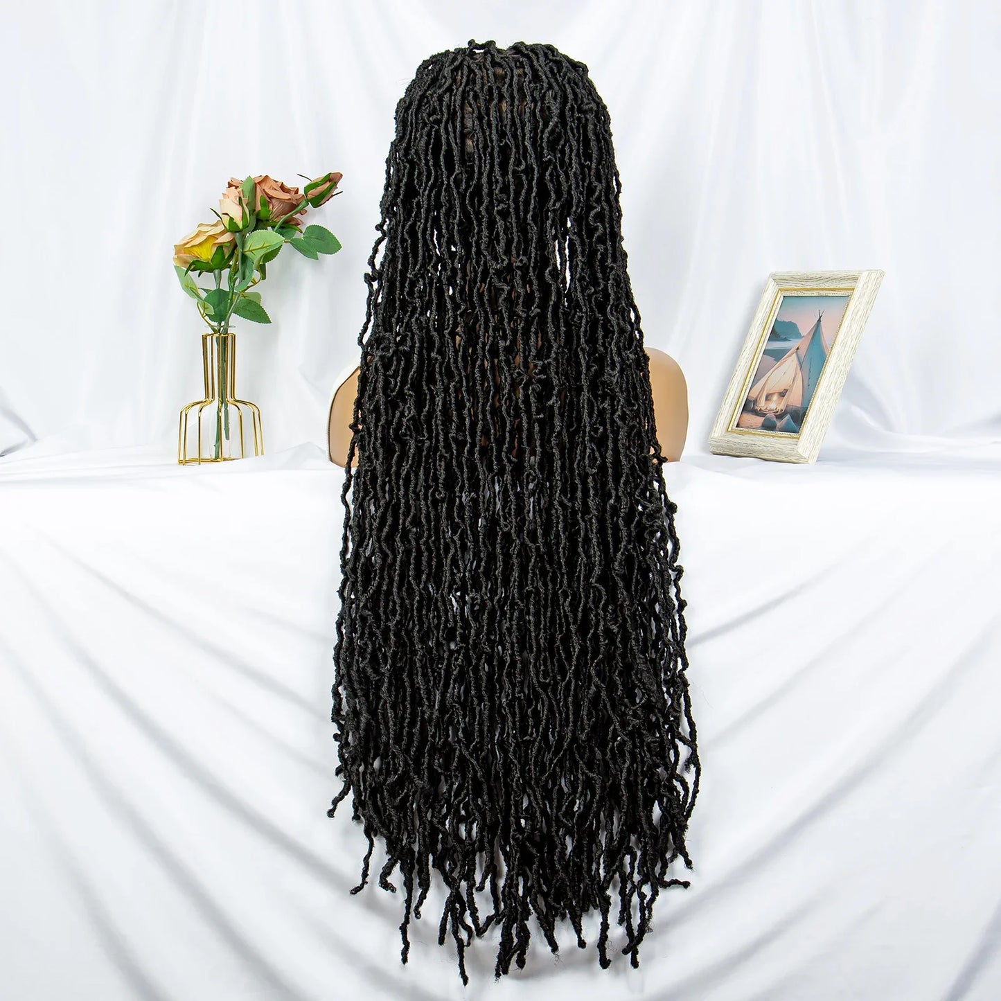 Faux Locs & Dreadlocks Braided Wig | Full Lace Front | Baby Hair | African Inspired