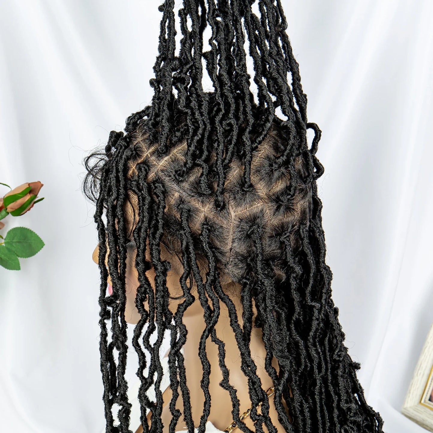 Faux Locs & Dreadlocks Braided Wig | Full Lace Front | Baby Hair | African Inspired