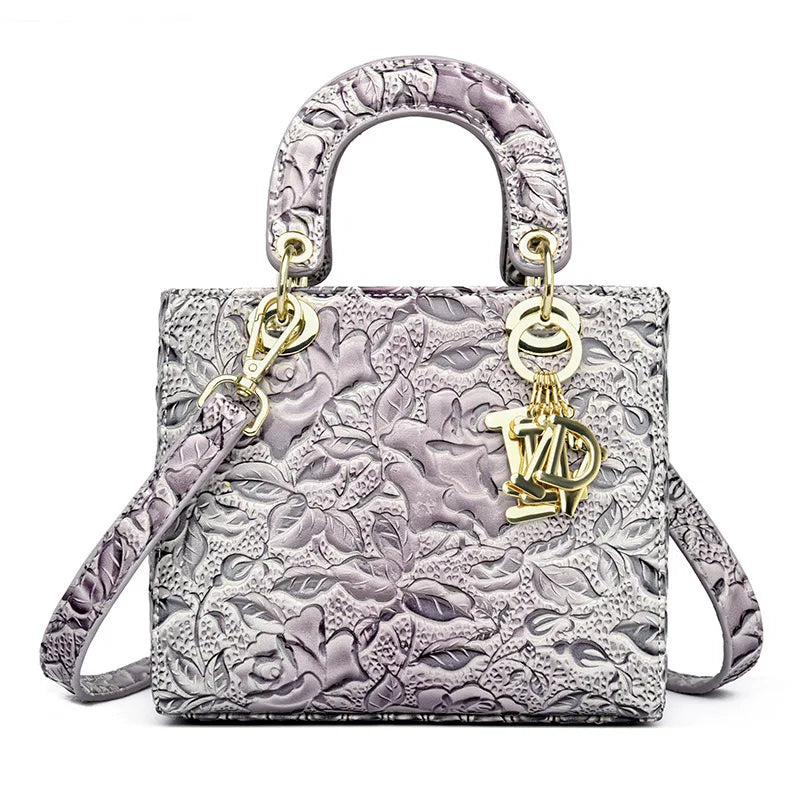 Brand Retro Ladies Handbag | High Quality PU Leather Shoulder Messenger Bag (Large Capacity Simple Commuter Bag for Women)