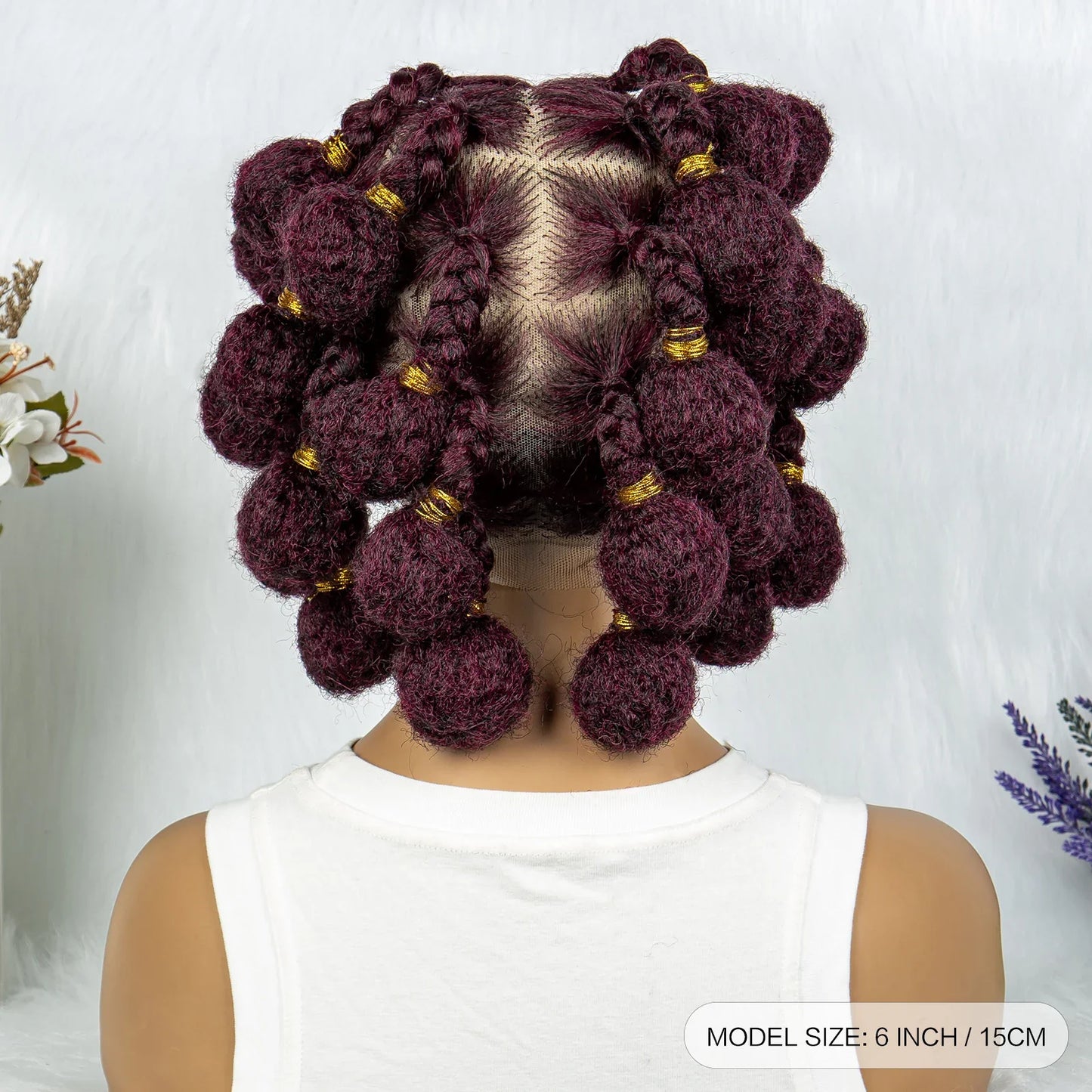 Bantu Knotless Box Braids Wig | Full Lace African Braiding Hair