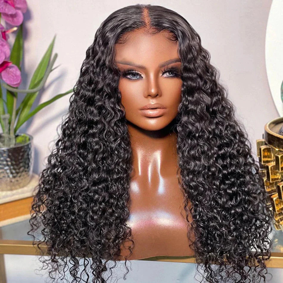 Glueless | Human Hair | Ready To Wear | Bleached Knots | Pre Cut | HD Transparent Lace | Jerry Curly | Peruvian Hair | Remy HairWigs