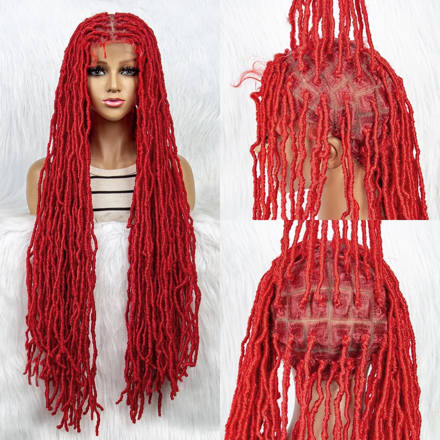 KIMA Knotless Box Braids Wig | Full Lace Dreadlocks & Twists | Baby Hair