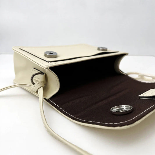 Fashion Brand Women's Small Crossbody Bag | Lightweight PU Leather Messenger Bag (Flap Handbag Purse, Summer Travel Bag for Female)