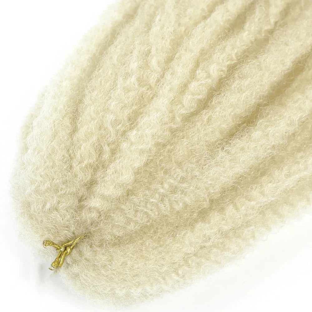 18" Marley Twist Braiding Hair | Crochet Braids | Afro Twist Kinky Hair Extensions | Ombre Colors | 30 Strands/Pack