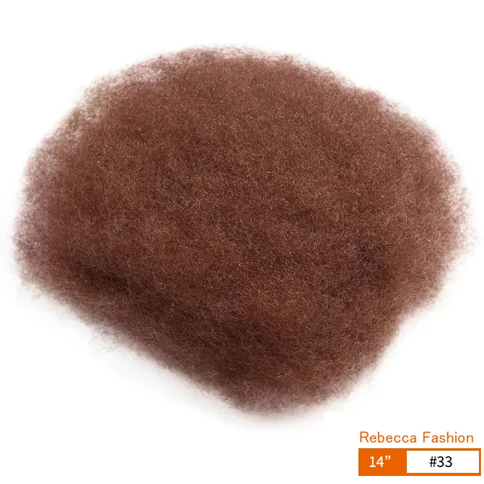 Afro Kinky Bulk Human Hair for Braiding | 50g Brazilian Remy Extensions for Dreadlocks & Crochet Braids
