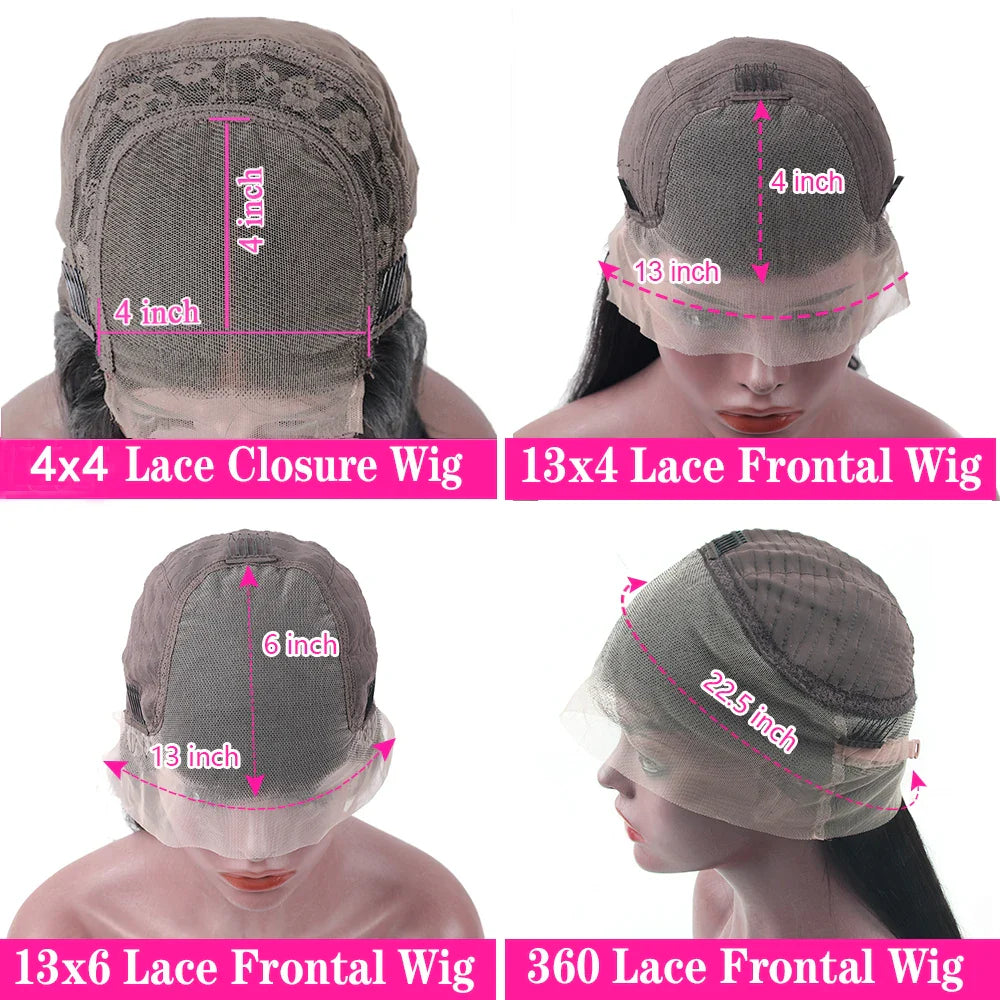 13x4 HD Lace Front Kinky Straight Wig | Long | Brazilian Virgin Hair | Pre-Plucked | Natural Hairline