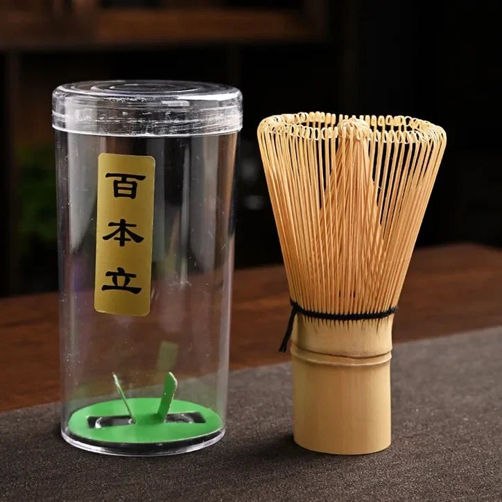 Pink & Blue Glass Matcha Green Tea Chasen Holder Tea set accessories Stand Bowl Bamboo Whisk Grinder Brushes Tea Tools Holder
