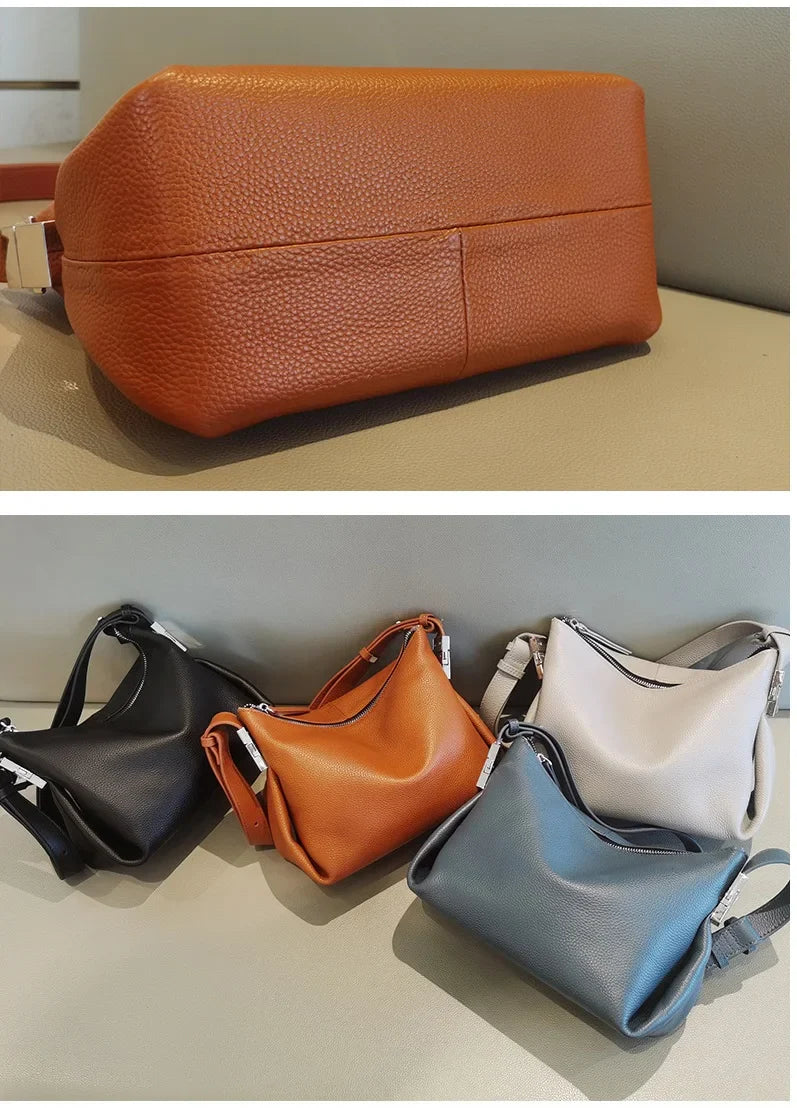 New Crossbody Bag for Women | Genuine Leather Adjustable Straps Shoulder Messenger Purse & Luxury Designer Handbag (Sac A Main)