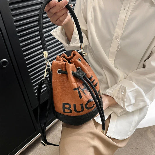 New Fashion Women's Bucket Bag Trend | Brand Casual Versatile Shoulder Bag & High-end Classic Crossbody Bag (Designer Luxury Handbag)