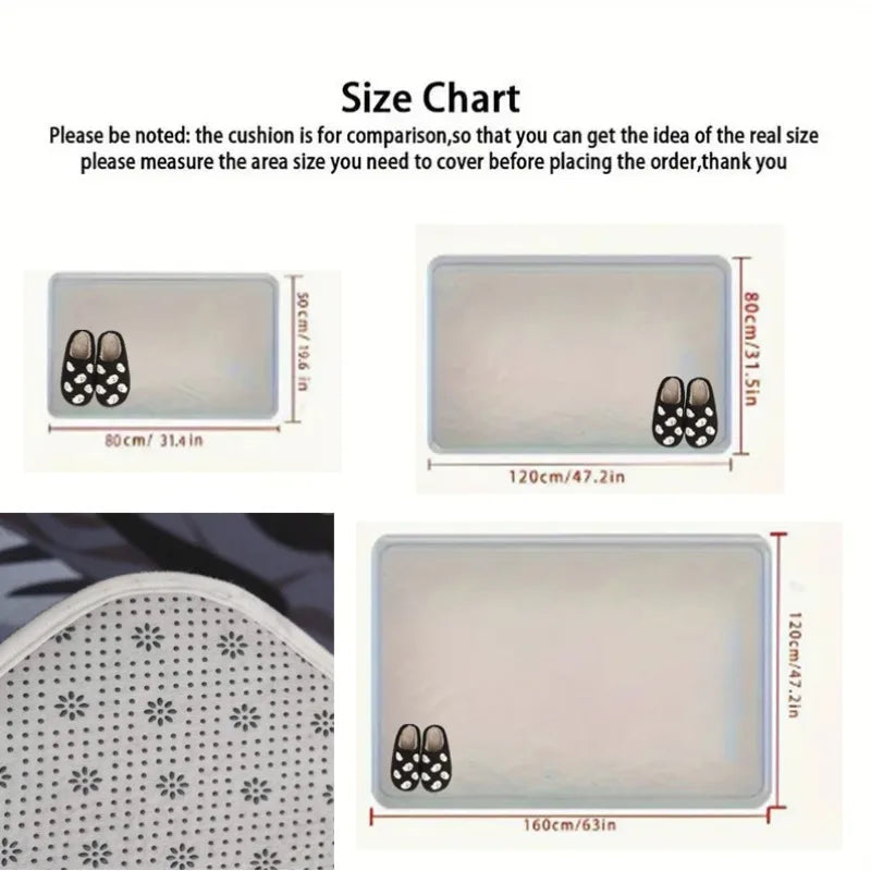 3D Optical Illusions Pond Effect Door Mat Funny Hole Design Entrance Rug Indoor Outdoor Home Decor Soft Non-Slip Carpet