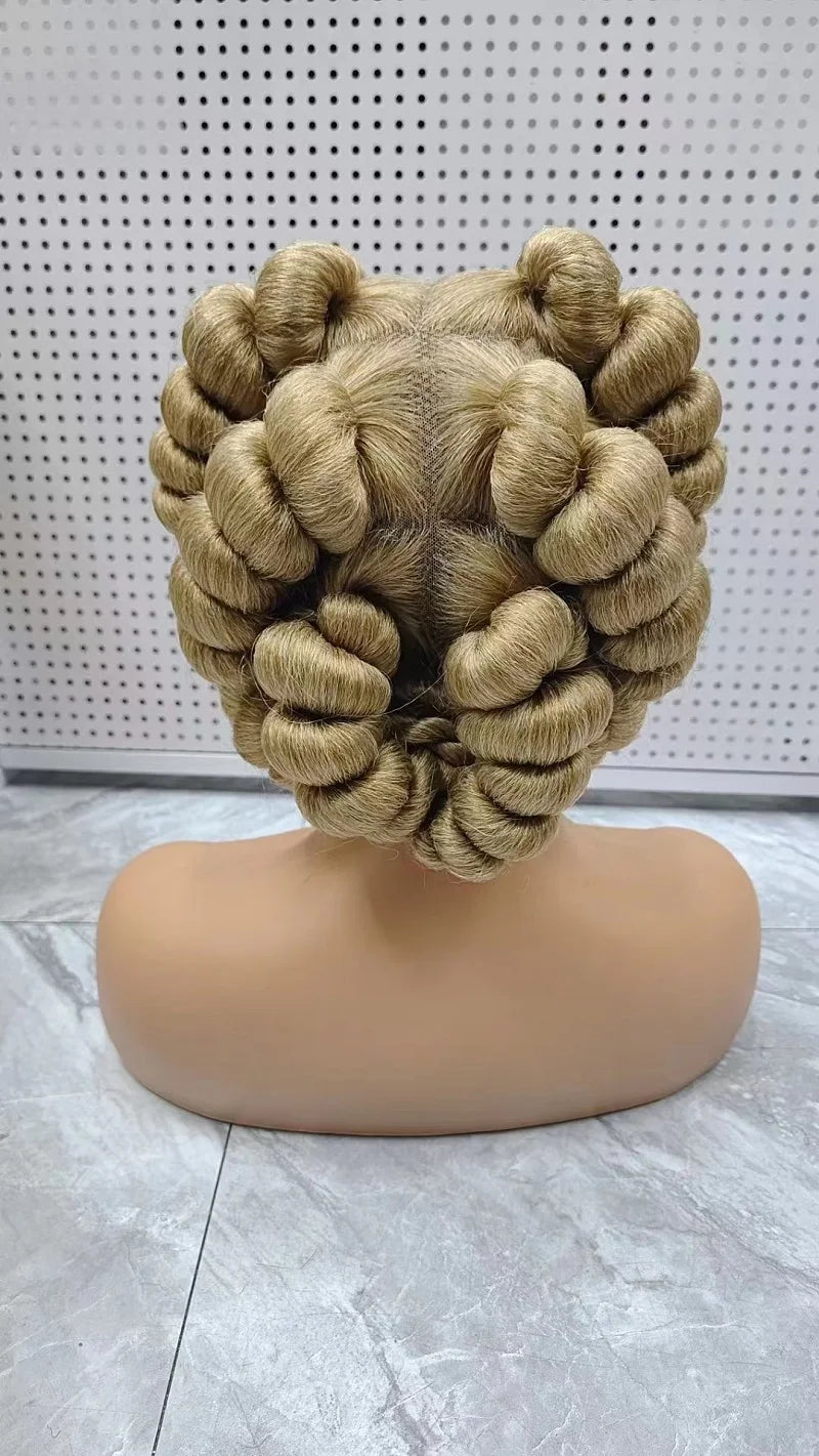 HD Full Lace Knotless Box Braids Wig | Handmade African Braiding Hair