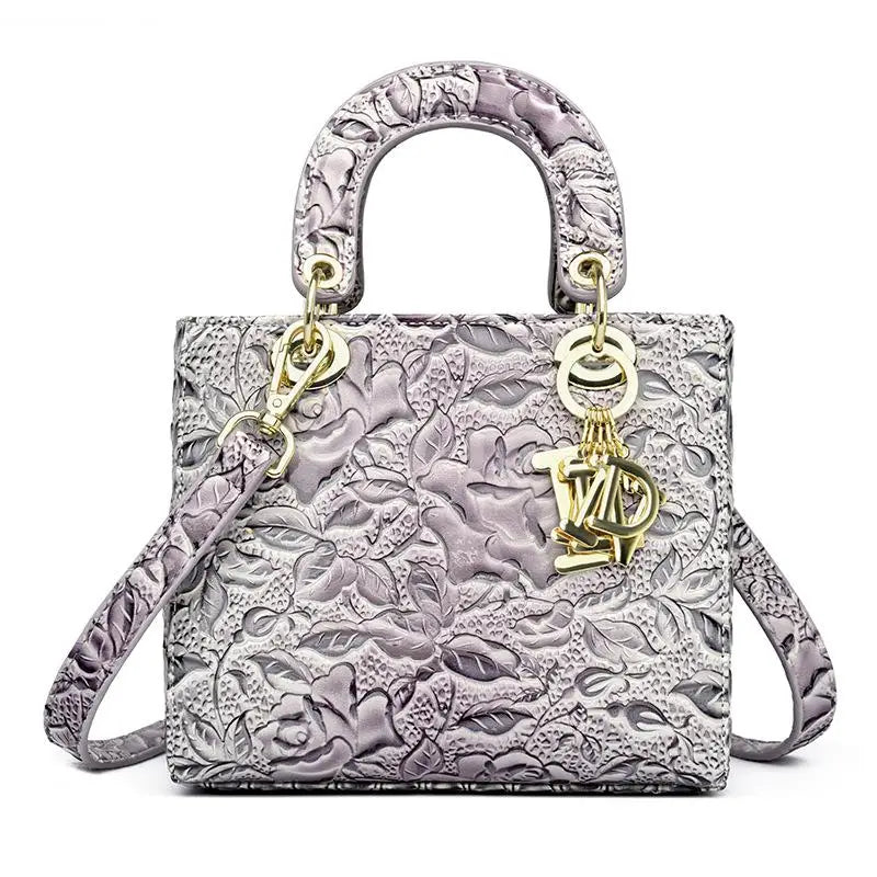 Brand Retro Ladies Handbag | High Quality PU Leather Shoulder Messenger Bag (Large Capacity Simple Commuter Bag for Women)