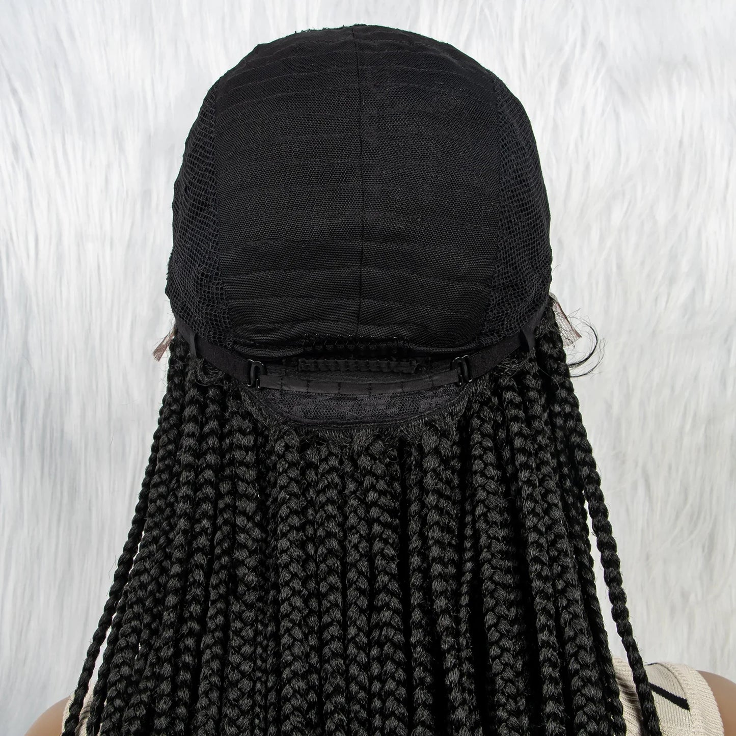 13x4 HD Lace Front Braided Wig with Baby Hair | Synthetic Braided Wigs for Black Women