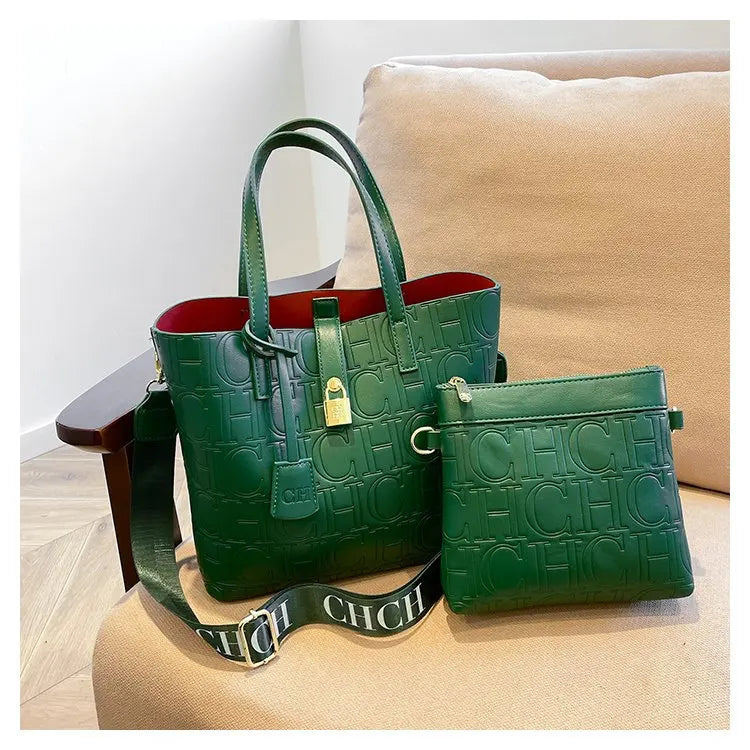 Women's New Large-Capacity Bucket Bag | Winter Fashion Letter Printing Temperament Versatile Messenger Bag