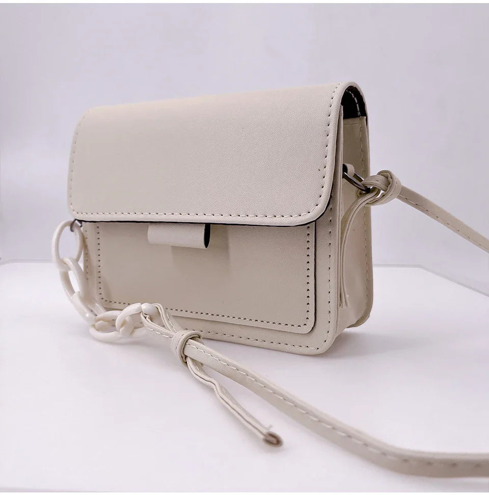 Fashion Brand Women's Small Crossbody Bag | Lightweight PU Leather Messenger Bag (Flap Handbag Purse, Summer Travel Bag for Female)