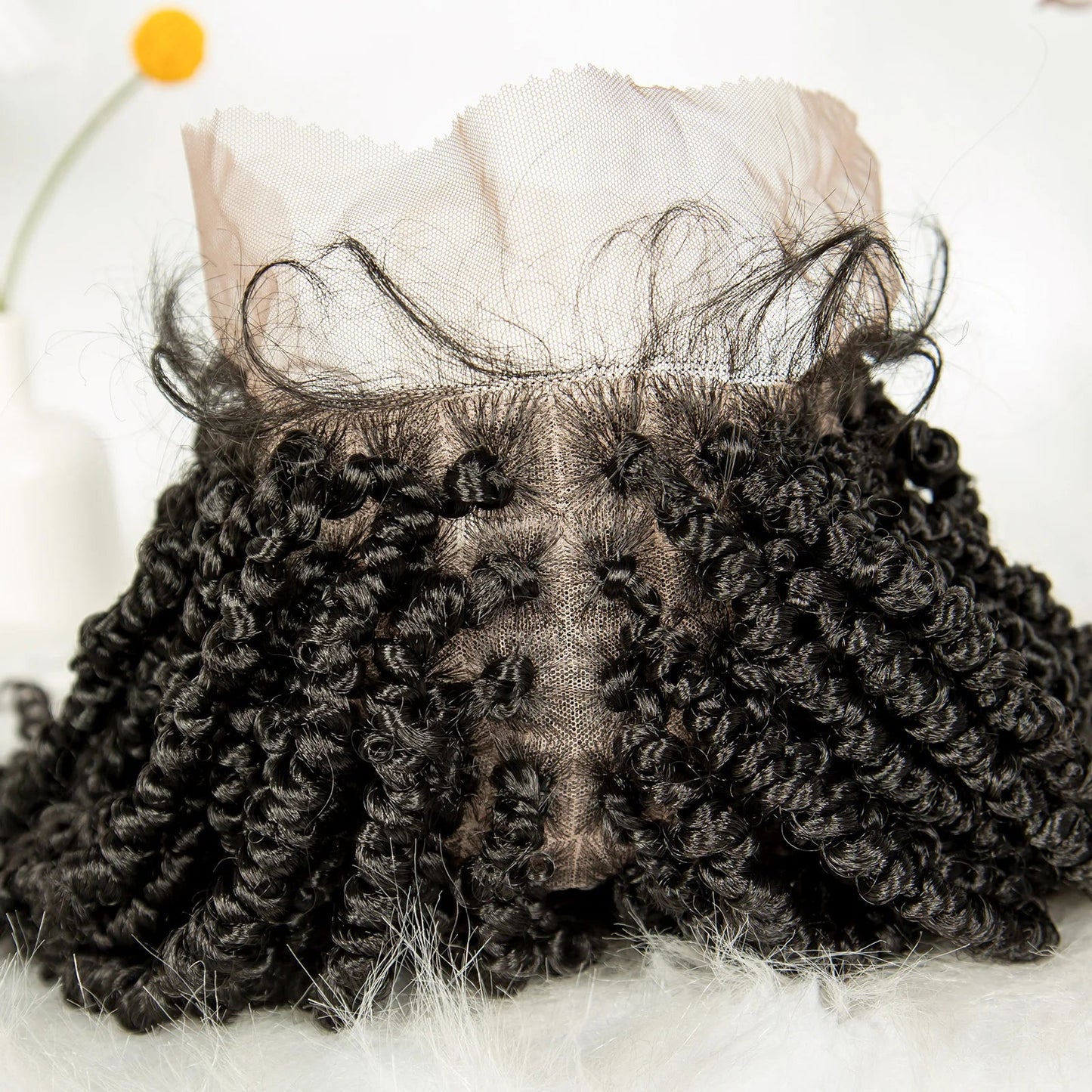 Short Length Box Braided Wig Full Lace Braided Wig Curly Hair With Baby Hair Braiding Wig Twisted Dreadlocks Wig For Women