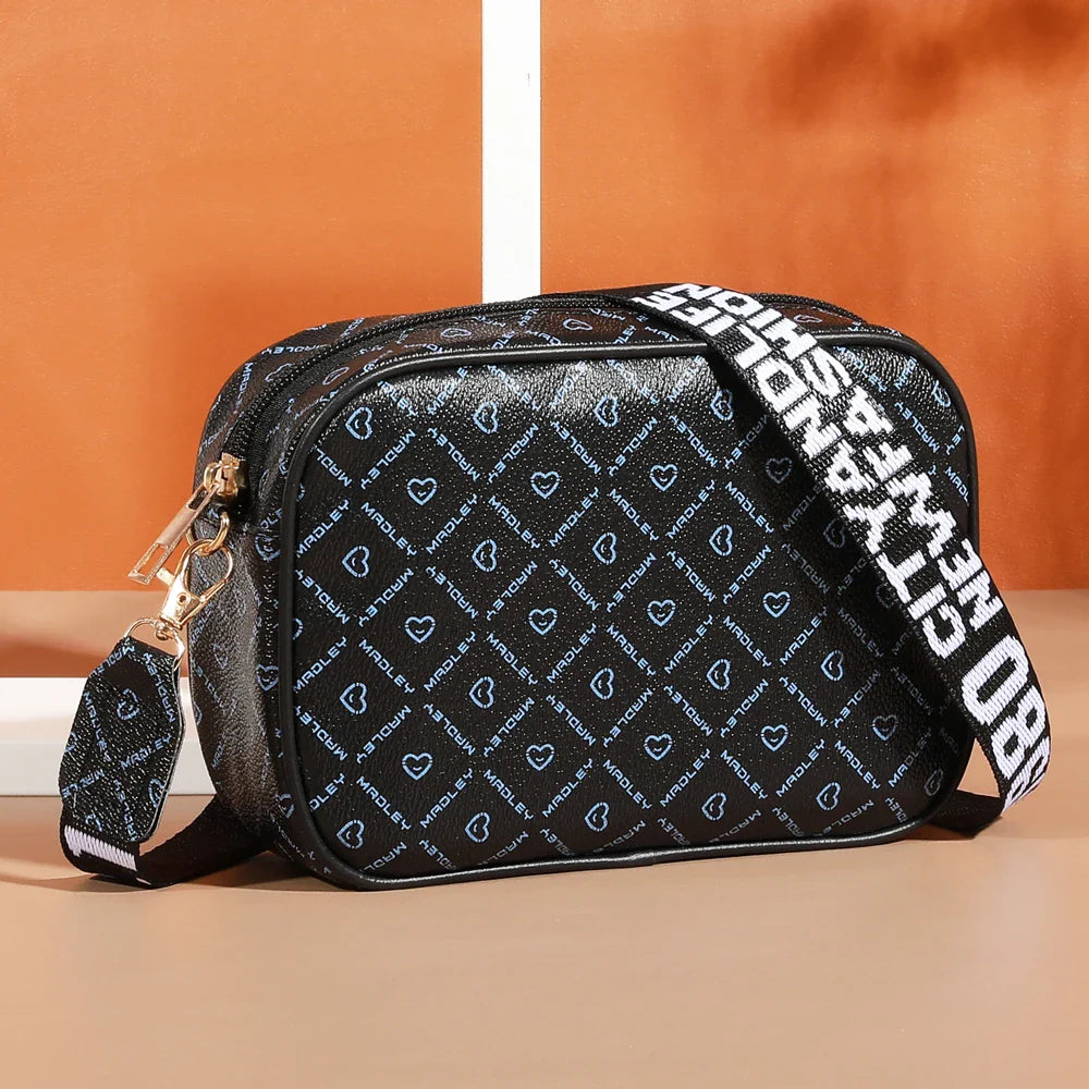 Fashion Multifunctional Small Crossbody Bag | Unisex Mini Wallet & Shoulder Bag for Daily Use & Travel (Plaid Pattern)