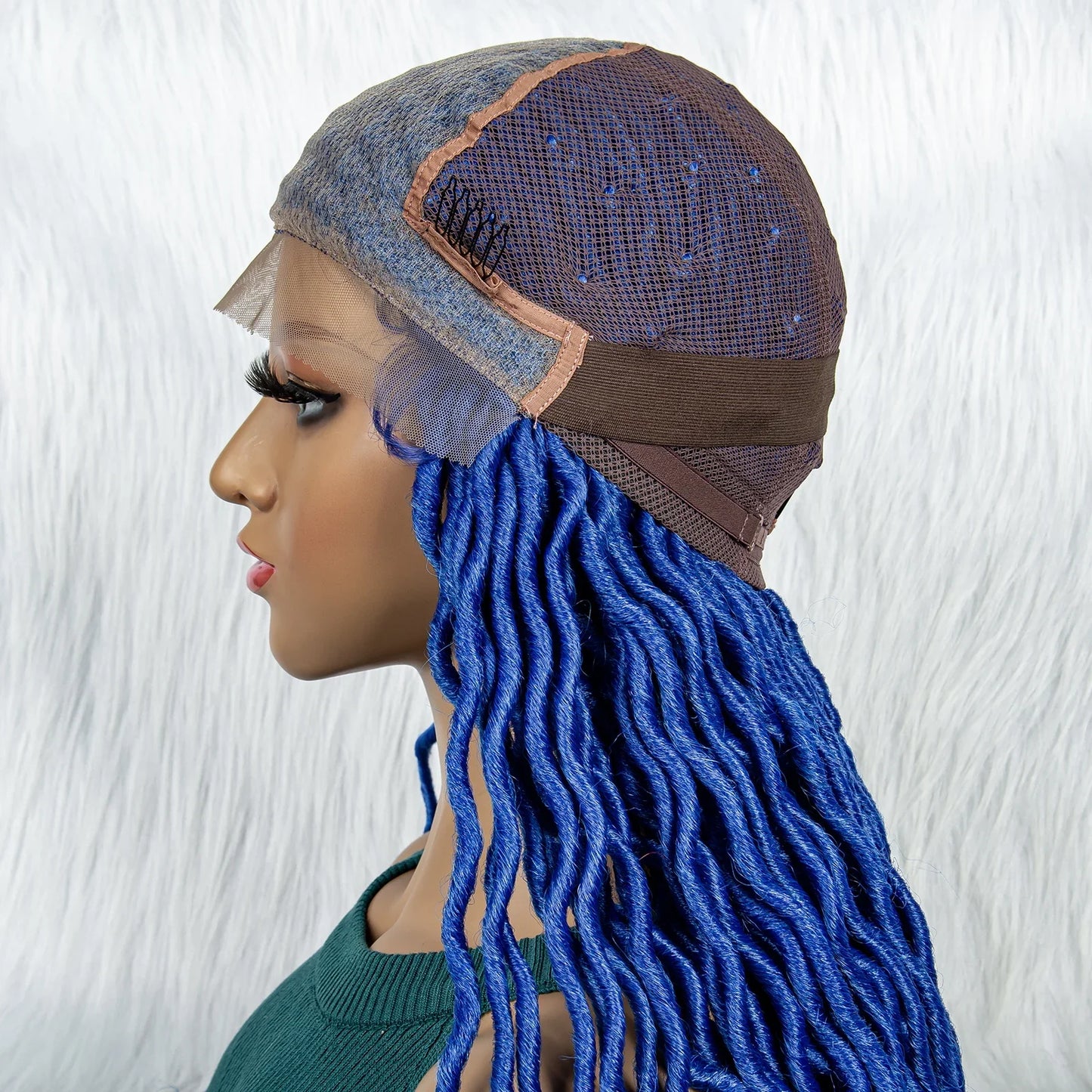 Braided Wig with Lambswool Curls | Transparent Full Lace Front